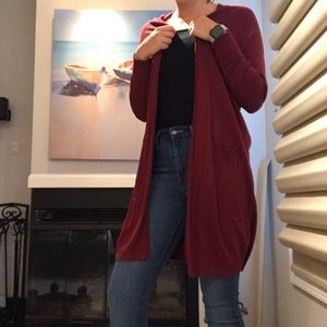 Cute and Cozy Maroon Cardigan Sweater✨✨